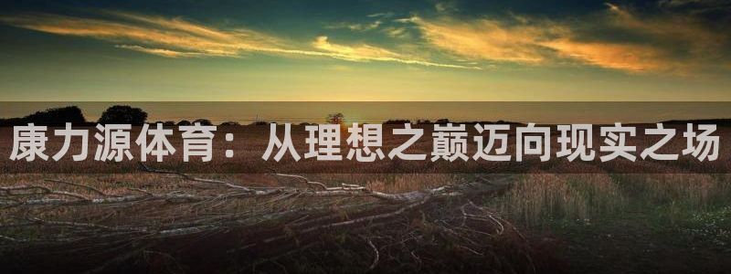 康力源体育：从理想之巅迈向现实之场